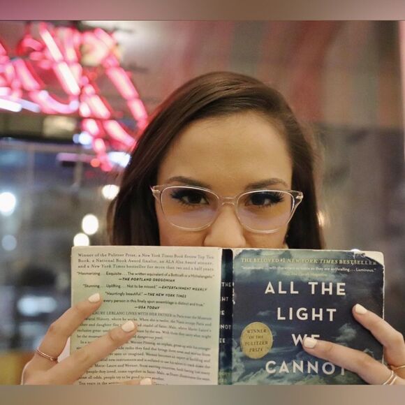 NIB Umizato Unisex EIKO Computer Blue Light Blocking Glasses Jasmine Crystal - Picture 11 of 13